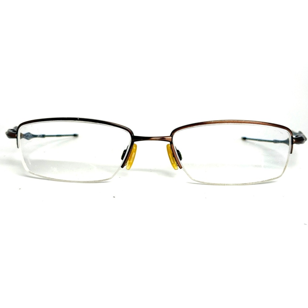 Oakley‎ Sculpt 6.0 Toast Bronze Semi Rimless Eyeglass Frames 142 CE 22-192